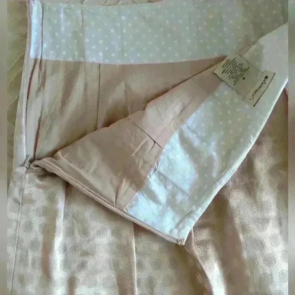 🔥 elevenses Gorgeous Dusty Rose Pleated Skirt A-Line Skirt, Size 8 - Picture 4 of 7